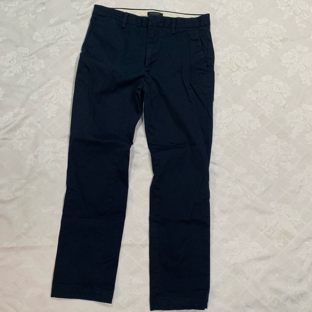 Navy chinos